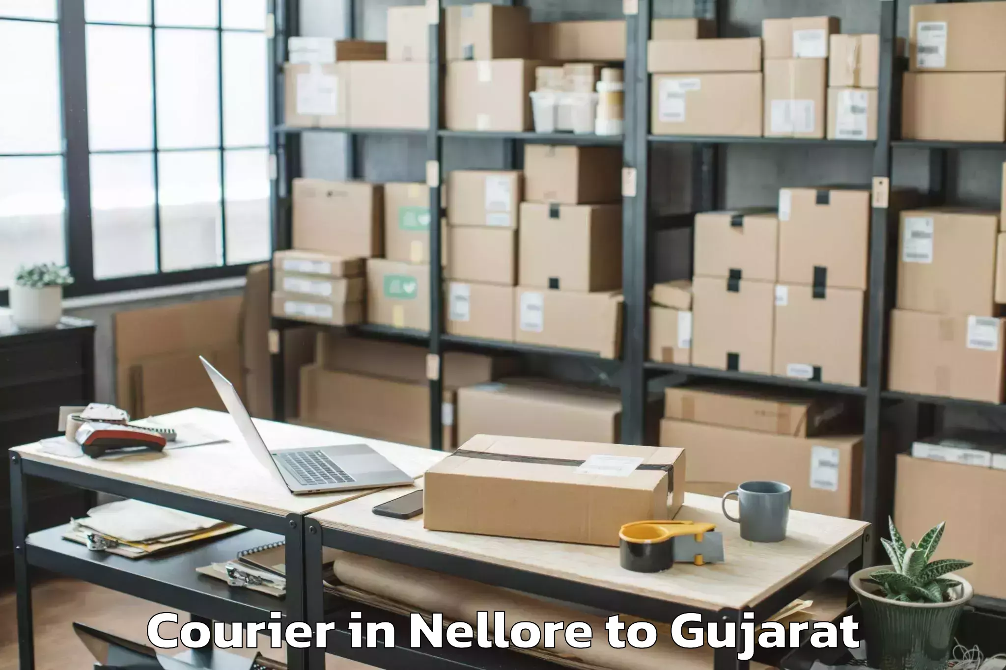 Easy Nellore to Anand Agricultural University Courier Booking